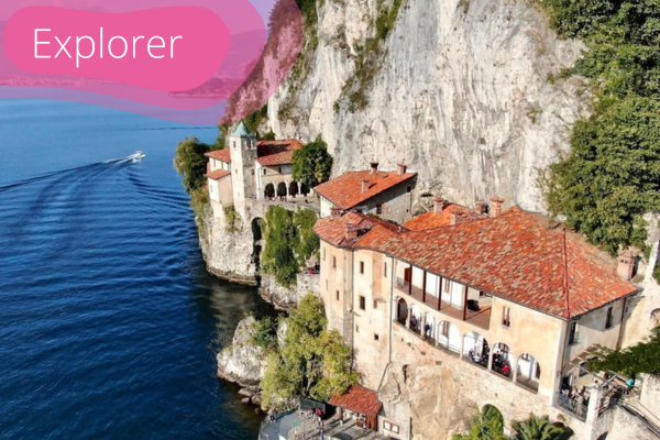 L’Eremo di Santa Caterina del Sasso, tra roccia e lago